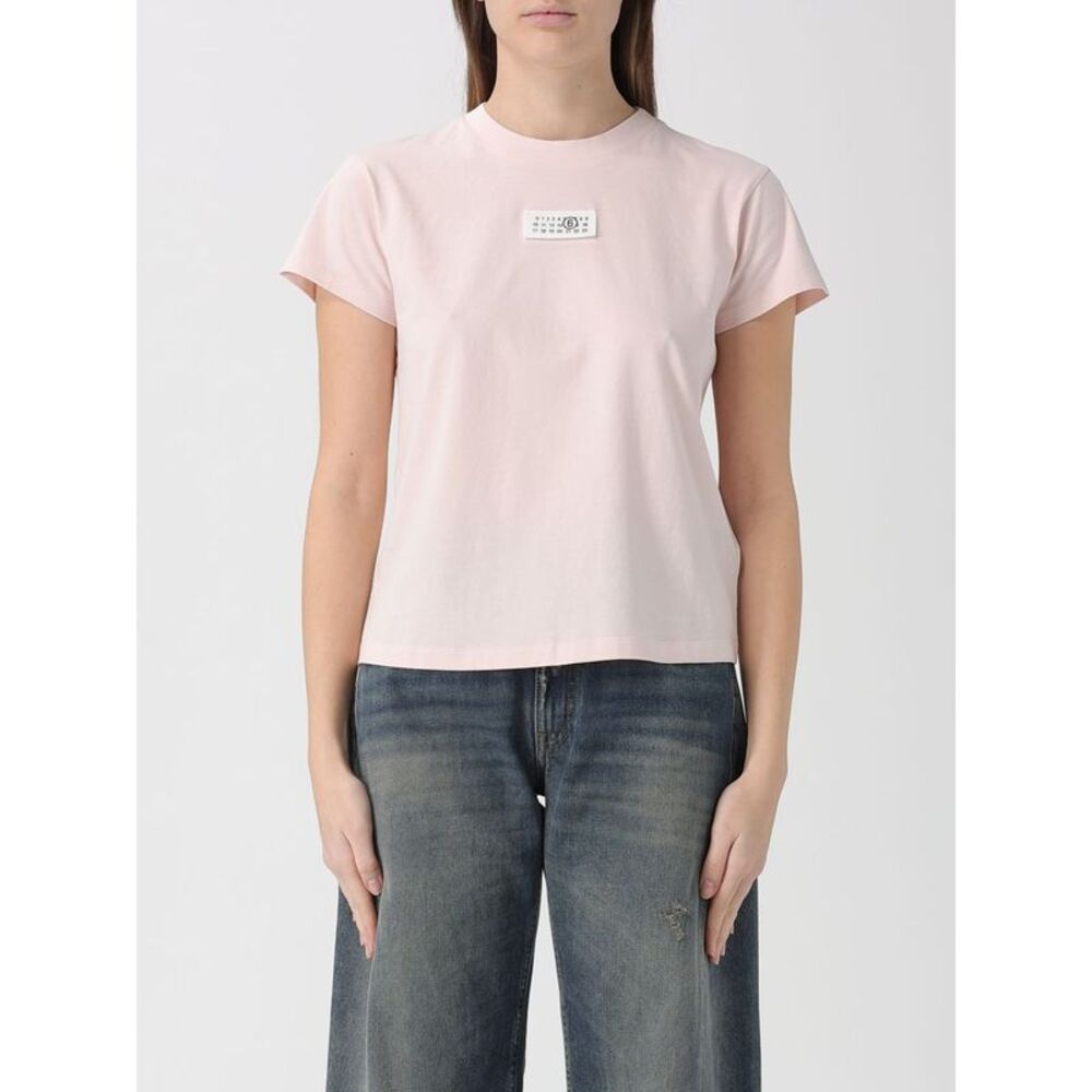 Mm6 Maison Margiela Women Cotton T-Shirts With Mm6 Maison Margiela Logo